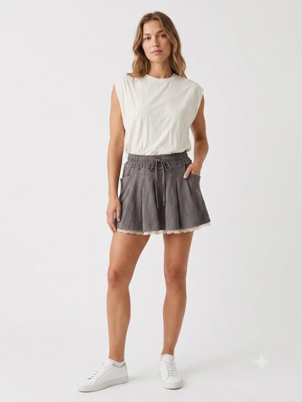 Daily Practice by Anthropologie Goal Line Twofer Mini Dress